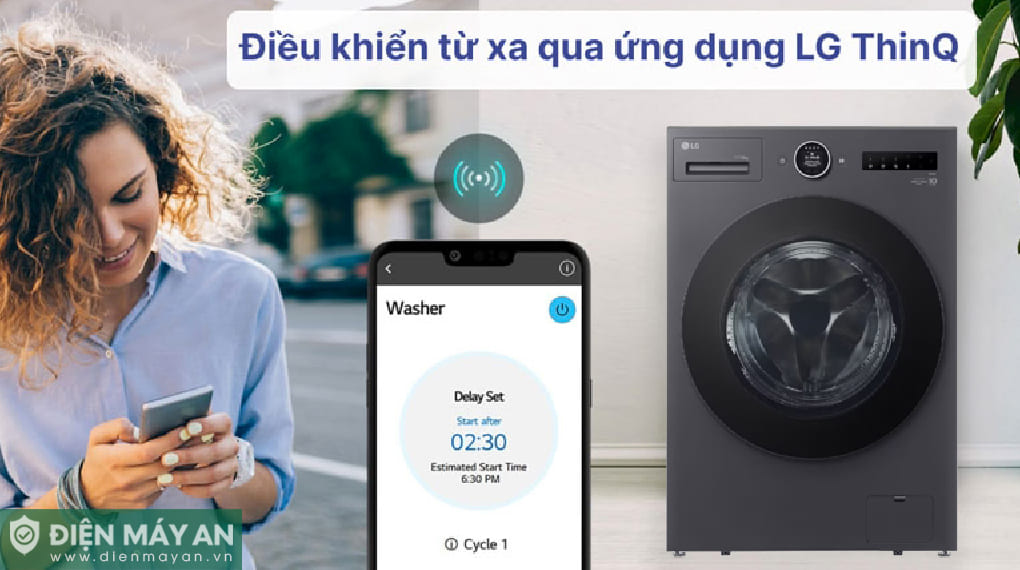 Máy giặt LG AI DD Inverter 15 kg F2515SNTG